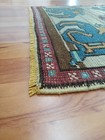 Vintage Turkish Oushak Rug 2x2 Handmade Wool Anatolian Carpet Boho Area Rug H
