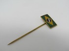 Brazil Flag Stick Pin Vintage Nice Enamel