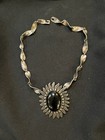 Vintage Mexico Sterling Silver  Necklace  Sunburst  Taxco  4oz  925