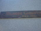 Antique Wilmore Computing Scale Co  New York Ny Metal Sign Plaque 21  X 2 