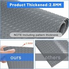 Garage Floor Mat 7 8x18ft 2 8mm Thickened Rubber Garage Flooring Roll