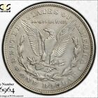 Pcgs-au  1921-d Morgan Dollar Struck Through Retained Copper Error 