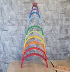 Wooden Waldorf Rainbow Stacker Toy Grimms Style  1 Age 12 Pcs 