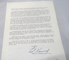 Reelection 4 Page Letter Signed By Senator Edward M  Ted Kennedy Us Senate