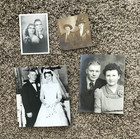 Antique   Lot Of 12 Loving Couples Photographs   Black   White   Many Sizes  