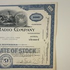 Collins Radio Company Common Stock Certificate 100 Shares Serial No  N135627