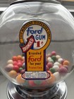 Vintage Ford Gum Ball 1 Cent Machine   Glass Globe Rare