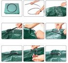 3 Pcs Pack  80 Gallon Garden Leaf Bags Reusable Yard Lawn Waste Bag