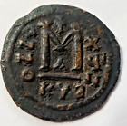 Justinian I  527-565     40 Nummi     Follis  Constantinople Mint  A411v  