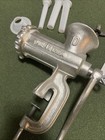Vtg Universal Meat Grinder  10 Meat And Food Hand Turn Crank Table Mount Freeshp