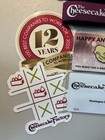 Cheesecake Factory Pins Dt Pin 3 Year Pin Sealed   D c Pos Card Stickers   More