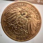 German States Saxony 1913 E Silver 3 Marks Leipzig Monument 