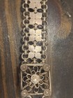 Vtg Antique  800 Or 875  Silver Ladies 34 Inch Belt With Hook Ooak Wraps Hangs