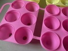 2 Jello Jigglers Egg Molds Pink And Yellow For Shots Crafts Food Art Etc