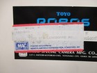 Toyo Lens Board For Copal  0 Shutter  Board Measures 6 1 4  Square  Nos   1