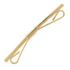 Large Mens Collar Clip Bar Yellow Gold Tone Vintage 2 3 8 