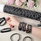 50 Pcs  jesus Loves You  Silicone Bracelets     Christian Gifts   Party Favors