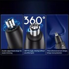 Water Resistant Nose Eyebrow Trimmer   Ear Hair Remover Beard Shaving Clipper