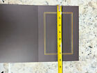 50 Black Cardboard Photo Bi-fold Folder folio 6x8  For A 4x6  Photo - Gold Edge