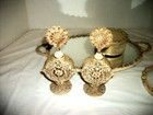 Hwr Matson Filigree Ormolu Roses Vanity Set Gold Whitewash 6 Pc Tray Perfumes