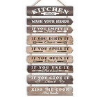 Kitchen Wall Decor Funny Kitchen Signs Kitchen Rules Pictures Wall Art Brown