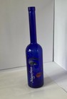 Cobalt Blue Wine Bottle  Tall Neck  Thin  12    Height  2 75    Diameter  Decor
