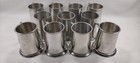 Vintage Fine Pewter Hand Crafted Tankards Beer Ale Stein Cups Mugs England Lot11