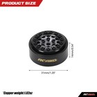 1 Inch Beadlock Wheel Rim Glue Free W  Brass Weight For Axial Scx24 Upgrade Part