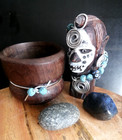 Papa Legba African Voodoo Offering Station  No Usa Tariffs To Pay