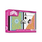 Copag 1546 100  Plastic Playing Cards - Poker Size Jumbo Index Pink yellow