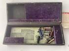 Singer Sewing Machine And White Antique Attachments Box Vintage 