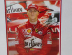 Michael Schumacher Signed Scuderia Ferrari Portrait Framed Photograph