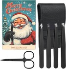 Tweezers Set 5-piece Professional Stainless Eyebrow Hair Pluckers Eyelash