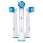 Oral-b Sensitive Gum Care Replacement Brush Heads 3 Count Extra Soft New 