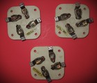 Nob Johnson 122-244-200 Mil Grade 4-pin Tube Sockets For 8008   Many Others