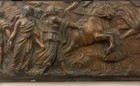  aurora  Bronze Plaque After Guido Reni Fresco Very Old
