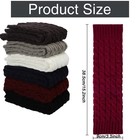 Winter Leg Warmers For Women Soft Crochet   Ribbed Knitted Shoes Boot Long Socks