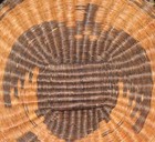 Vintage Hopi Wicker Plaque With Eagle Motif