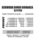 New Pull Tickets Bermuda Bingo Bonanza   liquidation   - Instant Tabs