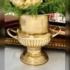 Vintage Solid Brass Champagne Bucket Wine Cooler Ice Bucket Planter Vase 10 