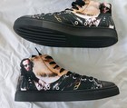 Sonny Barger 81 Hells Angels High Top Sneakers Canvas Licensed Rare Size 10 Us