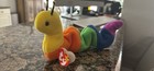 Rare W  Tag Errors Ty Beanie Baby Inch Caterpillar Rainbow Plush 1996 Vintage