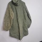 Vintage 80s Usgi Military Desert Night Camouflage Parka Split Tail Jacket Medium
