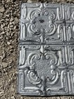 Antique Metal Tin Ceiling Tile 24    X 24  Salvaged Vintage 