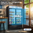 54  Glass Door Merchandiser Freezer 44 7cu ft Commercial Display Upright Freezer