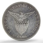 Philippines 1 Peso Us Decimal Coinage Large Type Xf40 Pcgs Silver Coin 1906 S
