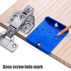 2pcs Hinge Drilling Locator Cabinet Door Hinge Punching Positioning Ruler