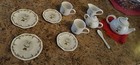 Childs 11 Piece Porcelain Tea Set      In Basket      Polar Bear Picnic 