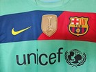 Fc Barcelona - Eric Abidal - Match Worn Shirt - La Liga Spain Rare 2010-11 