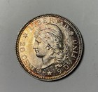 Argentina   1882  Silver 20  Centavos Km   27 Mostly  Blast White Some Colour
